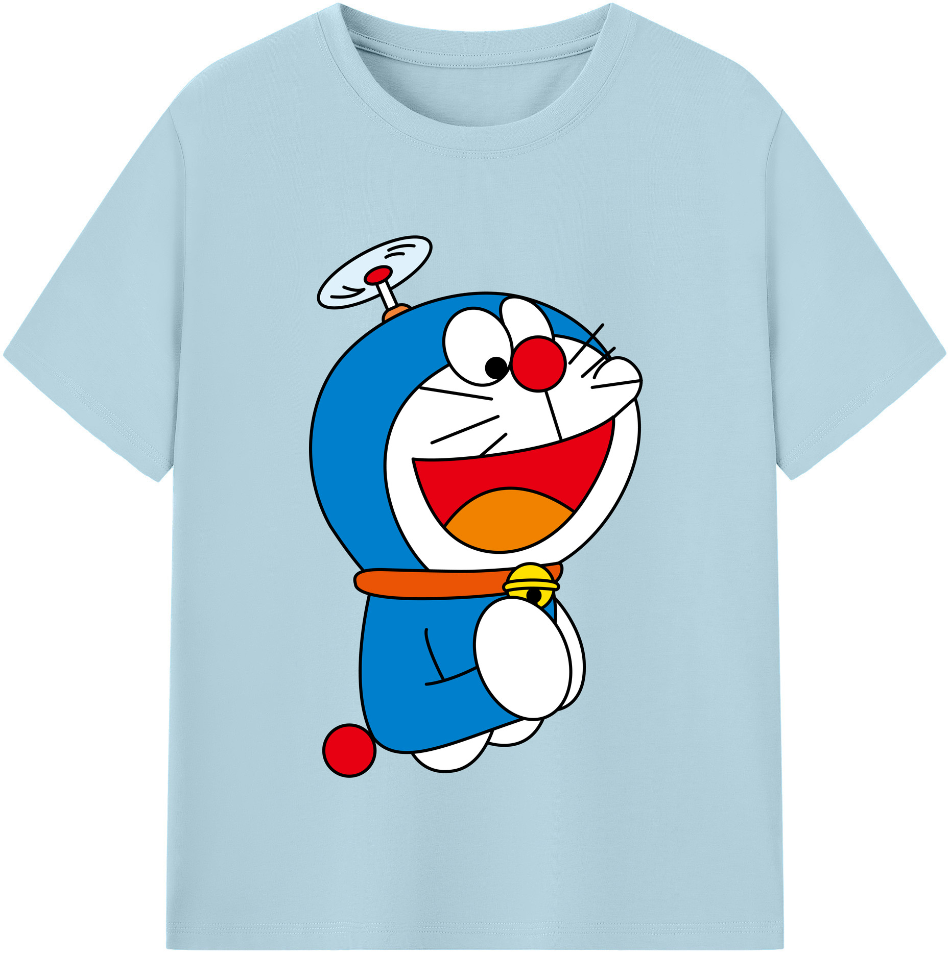 （画像用） ドラえもん Doraemon 綿100％半袖Tシャツ（フロントプリント）